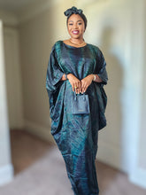 Load image into Gallery viewer, Adire Silk Elegance: The Breeze Boubou