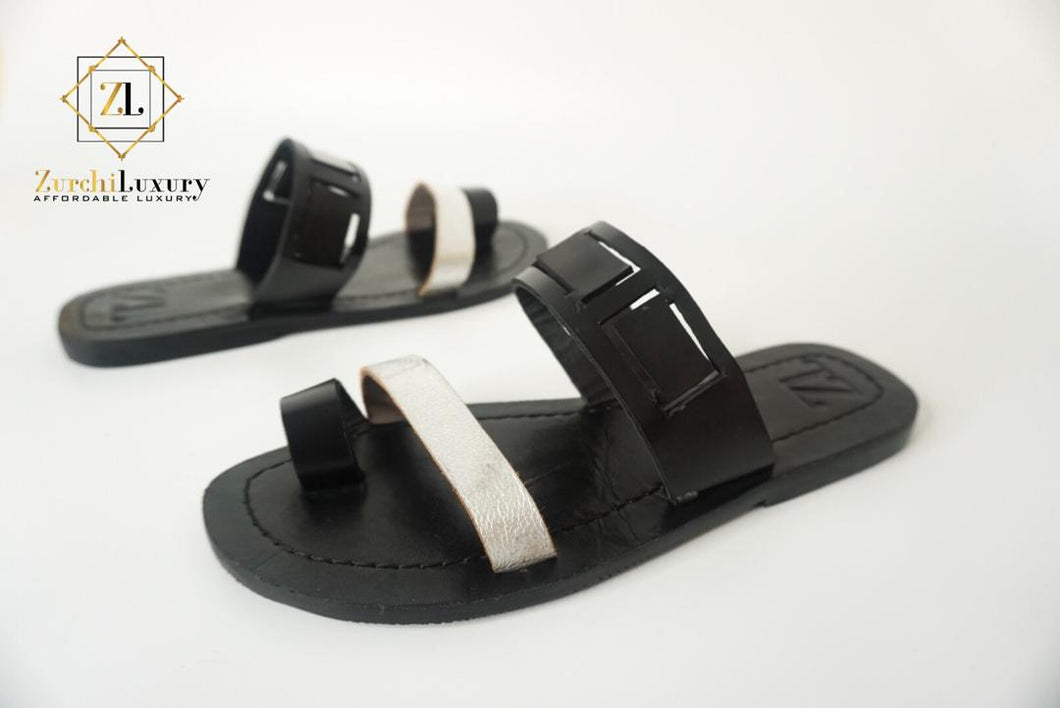 Go Getter Genuine Leather Slippers