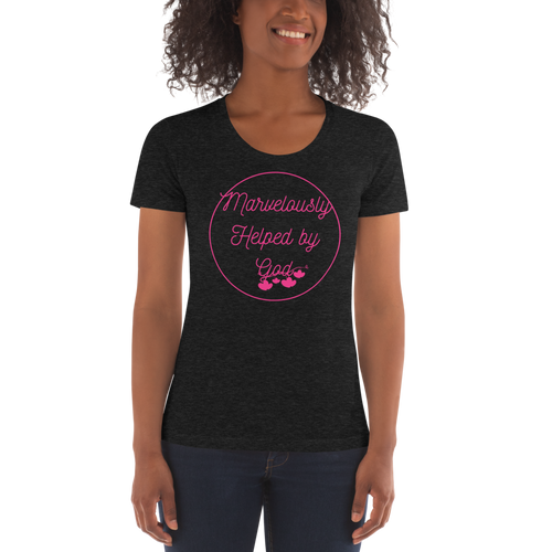 Marvelously Helped by God Women's Crew Neck T-shirt