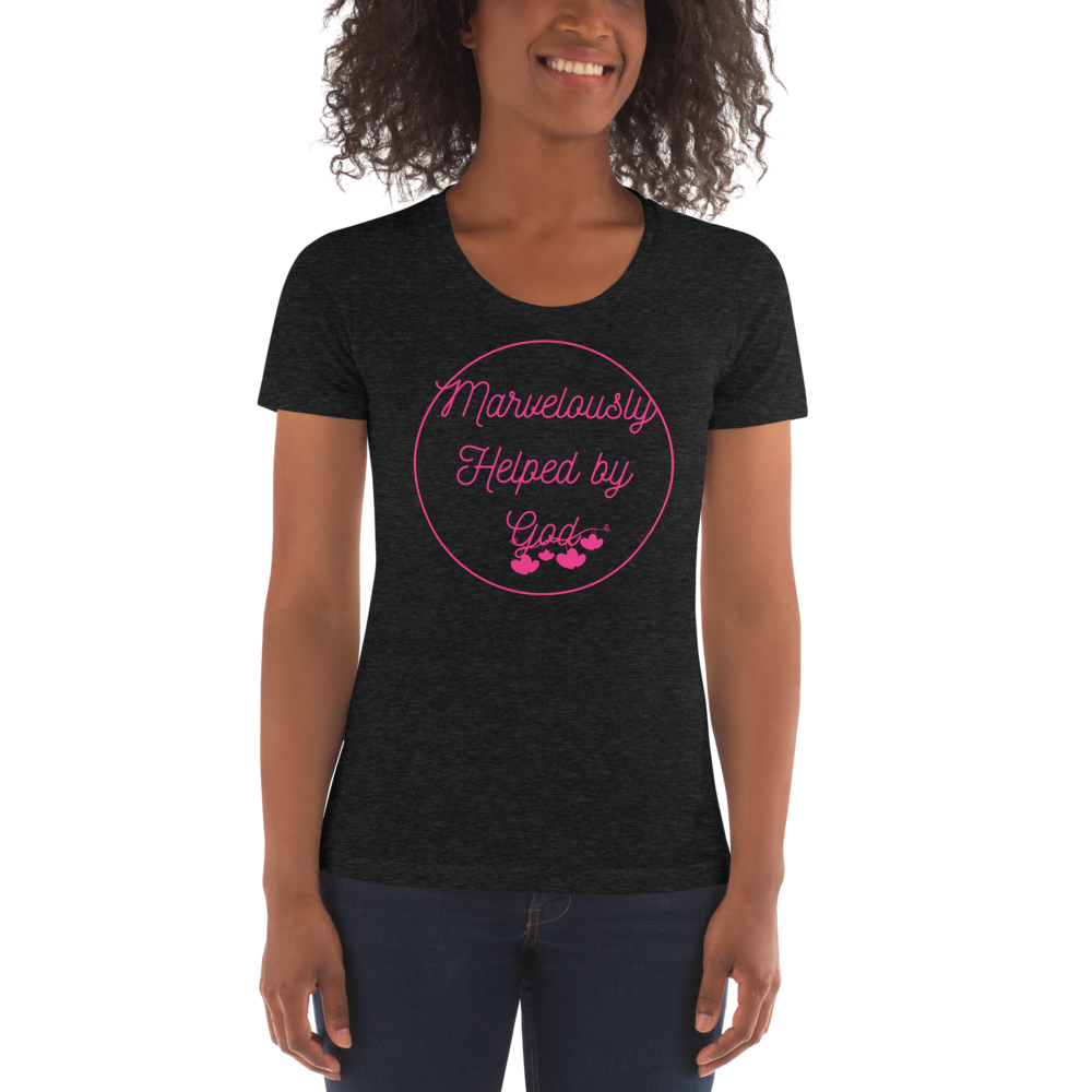 Marvelously Helped by God Women's Crew Neck T-shirt